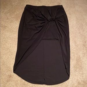 Black High Low Skirt (Large)